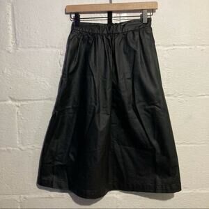 BCBGeneration High Waisted Faux Leather Skirt - Size 0